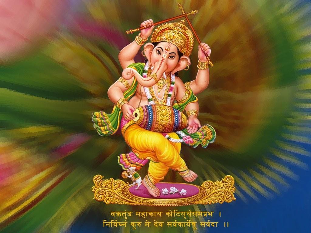 1024x768 Ganesh PC Desktop Wallpaper 32394