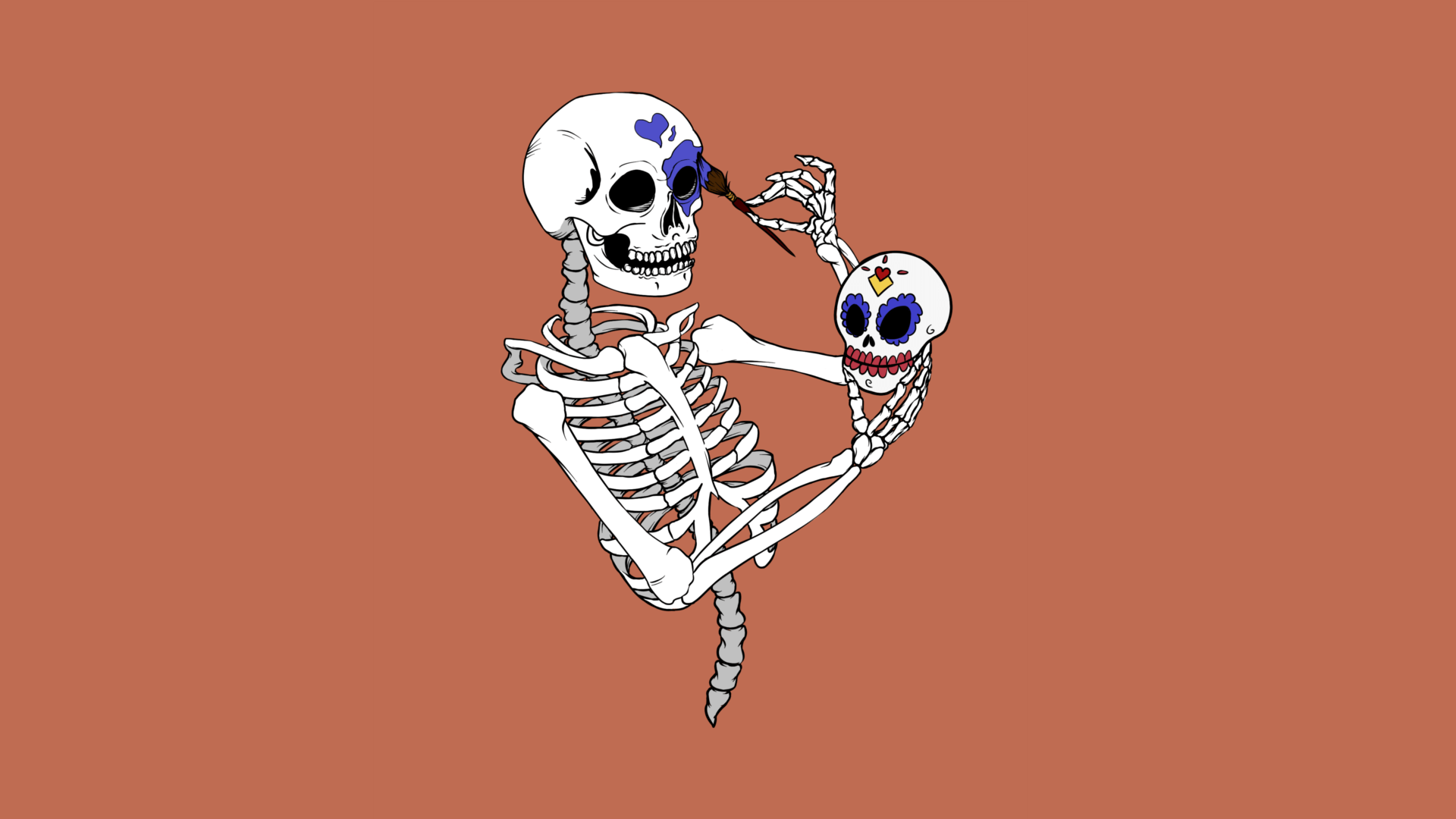 Skeleton Girl Wallpapers - Top Free Skeleton Girl Backgrounds -  WallpaperAccess