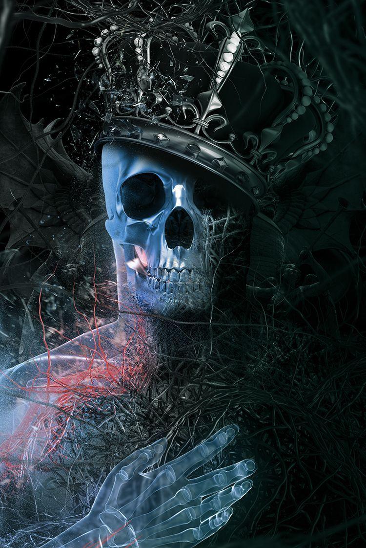 750x1121 Skull King Wallpaper