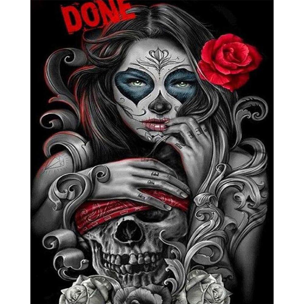 1001x1001 Buy 5D DIY Diamond Painting skeleton girl Full Round at affordable prices