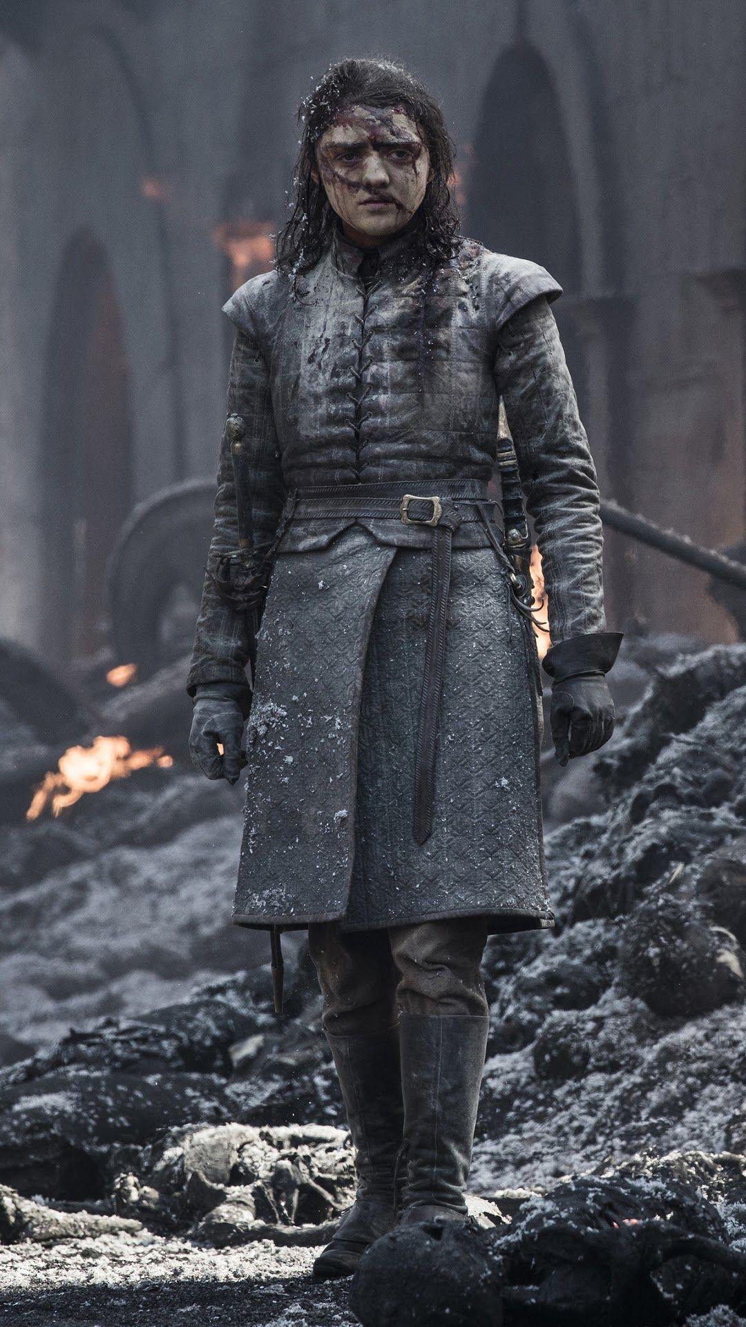 1080x1920 Arya Stark 4k Mobile Wallpaper