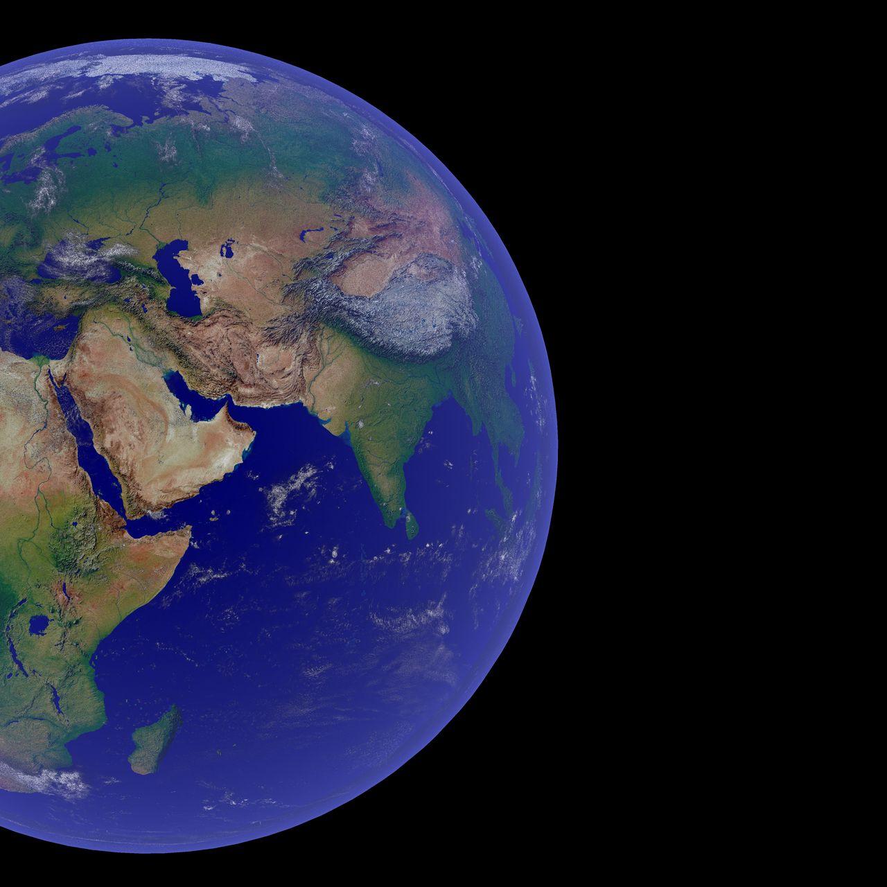1280x1280 Download wallpaper 1280x1280 earth, planet, space, world ipad, ipad ipad mini for parallax HD background