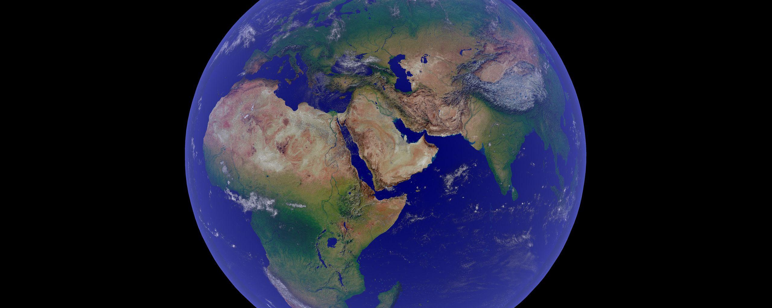 2560x1024 Download wallpaper 2560x1024 earth, planet, space, world ultrawide monitor HD background