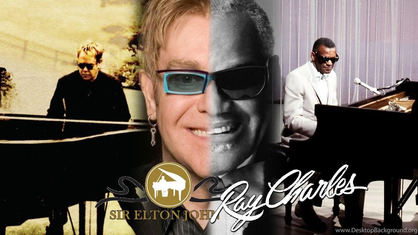 Ray Charles & Elton John. Elton John 1995.