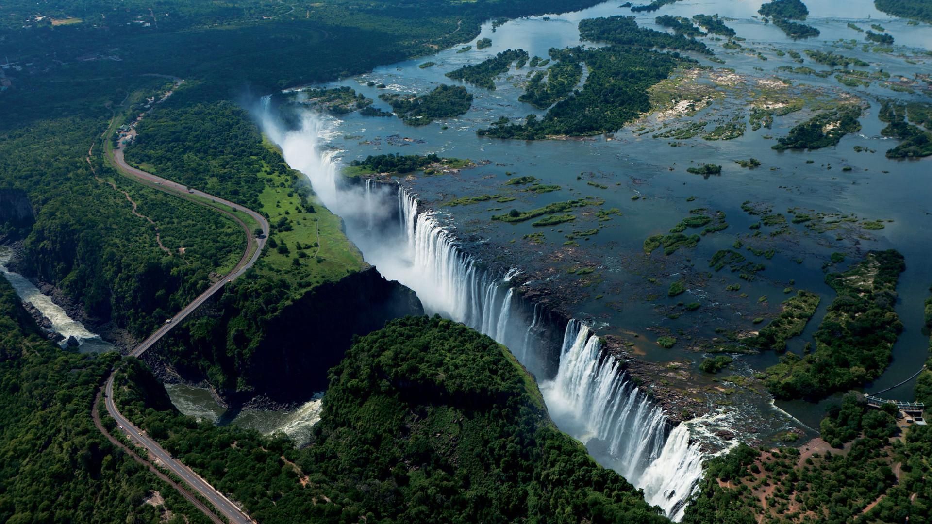 1920x1080 Victoria Falls Widescreen Wallpaper 26003