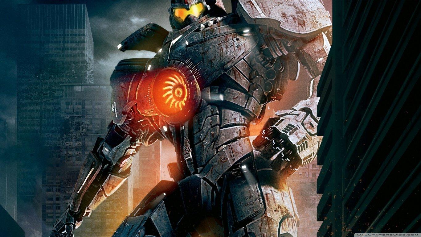 1366x768 Join The Jaeger Uprising Incredible Pacific Rim 2 Wallpaper Rim Gipsy Danger Wallpaper HD Wallpaper & Background Download