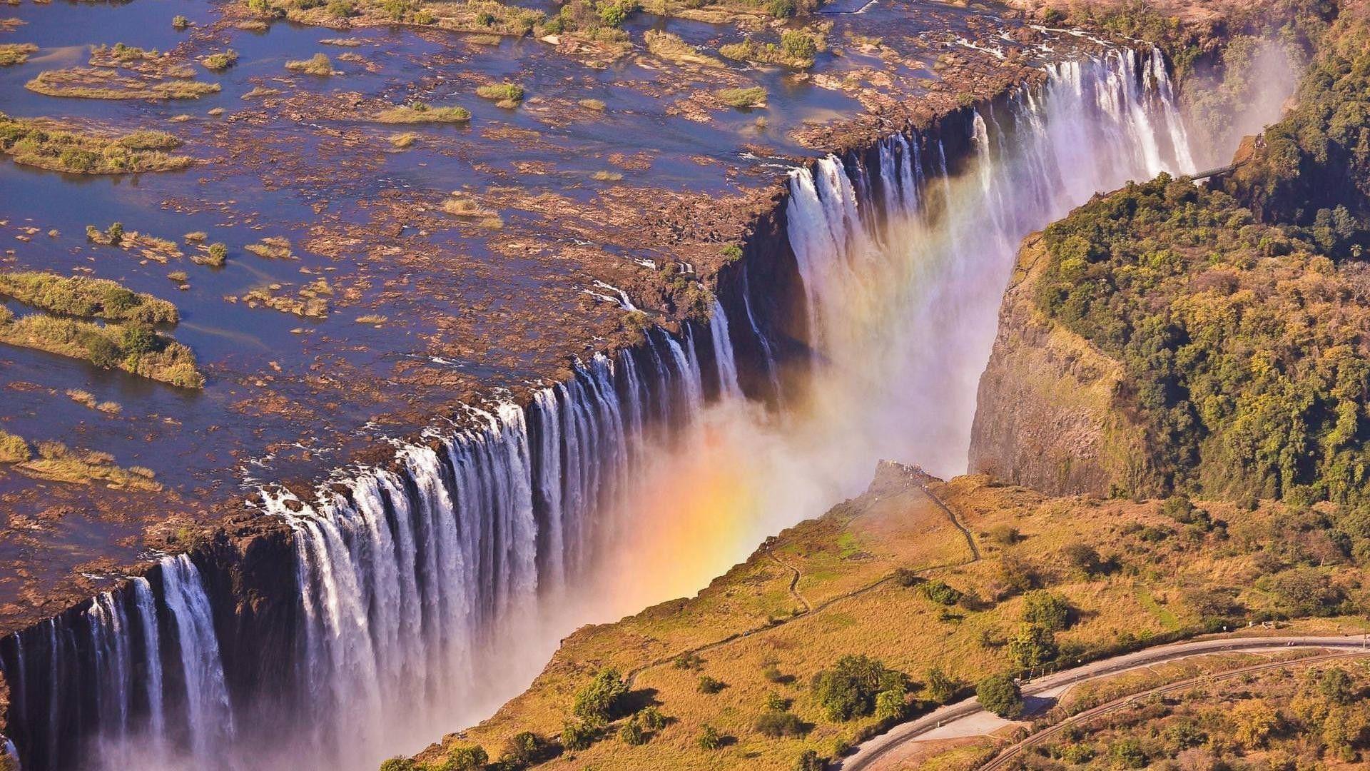 1920x1080 Download Victoria Falls HD 4K Wallpaper For Apple Watch iPhone Wallpaper