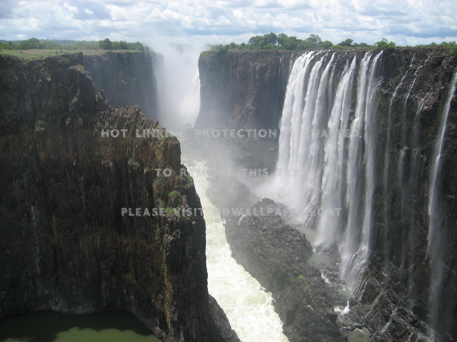 1600x1200 Victoria Falls Zambia Waterfall Africa