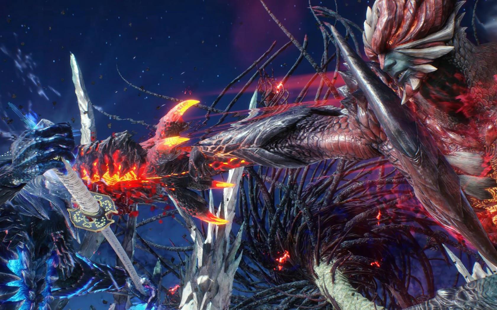 1680x1050 Dante vs. Vergil Devil Trigger Devil May Cry 5 PC DeskK Wallpaper