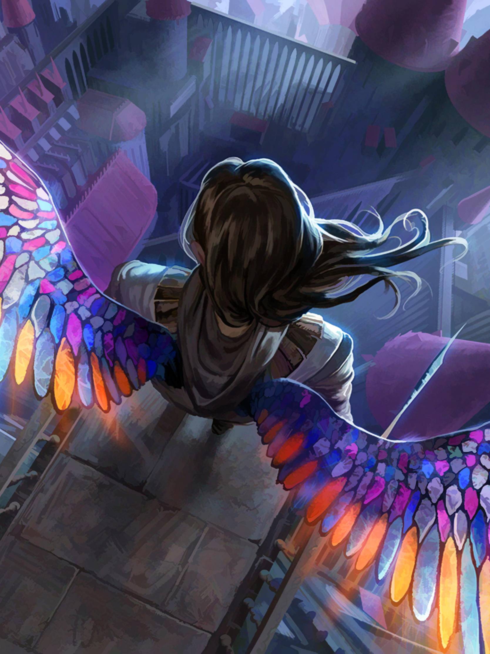 1668x2224 Angel Colorful Wings 1668x2224 Resolution Wallpaper, HD Artist 4K Wallpaper, Image, Photo and Background