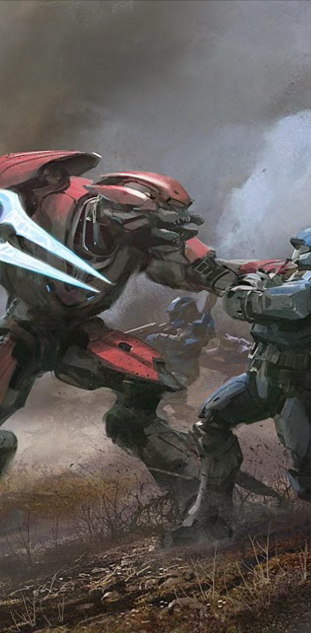 630x1280 Halo Reach wallpaper