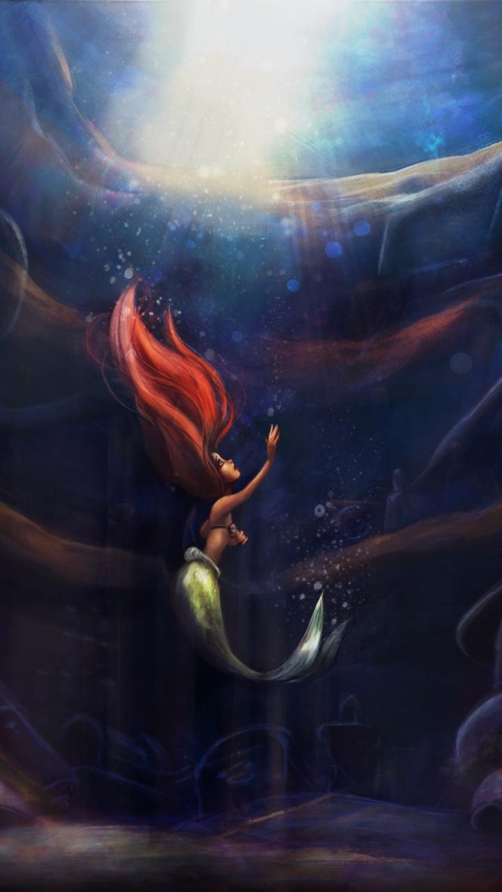 720x1280 Download 720x1280 wallpaper underwater, mermaid, fantasy, art, samsung galaxy mini s s neo, alpha, sony xperia compact z z z asus zenfone, 720x1280 HD image, background, 17818