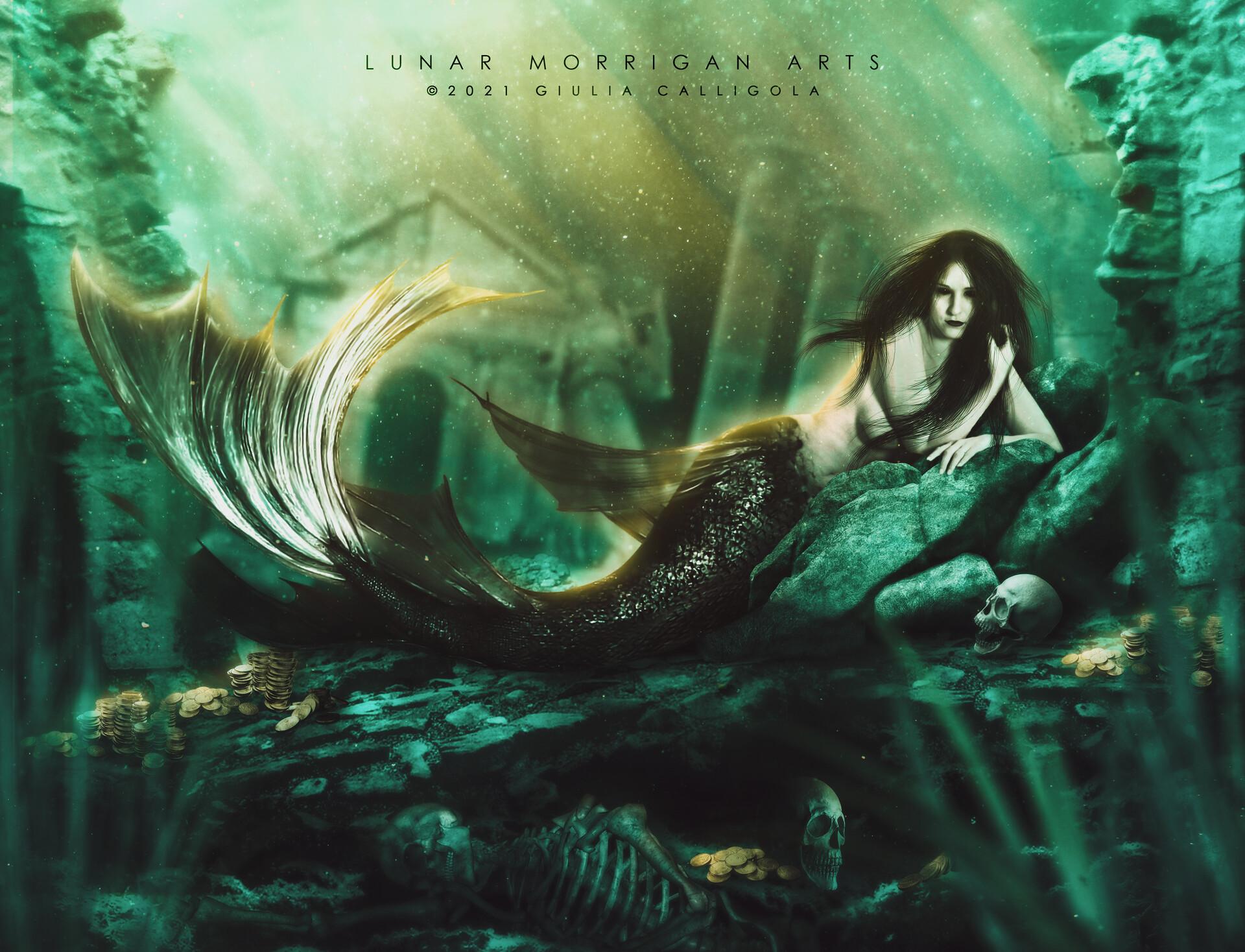 1920x1468 Dark Mermaid