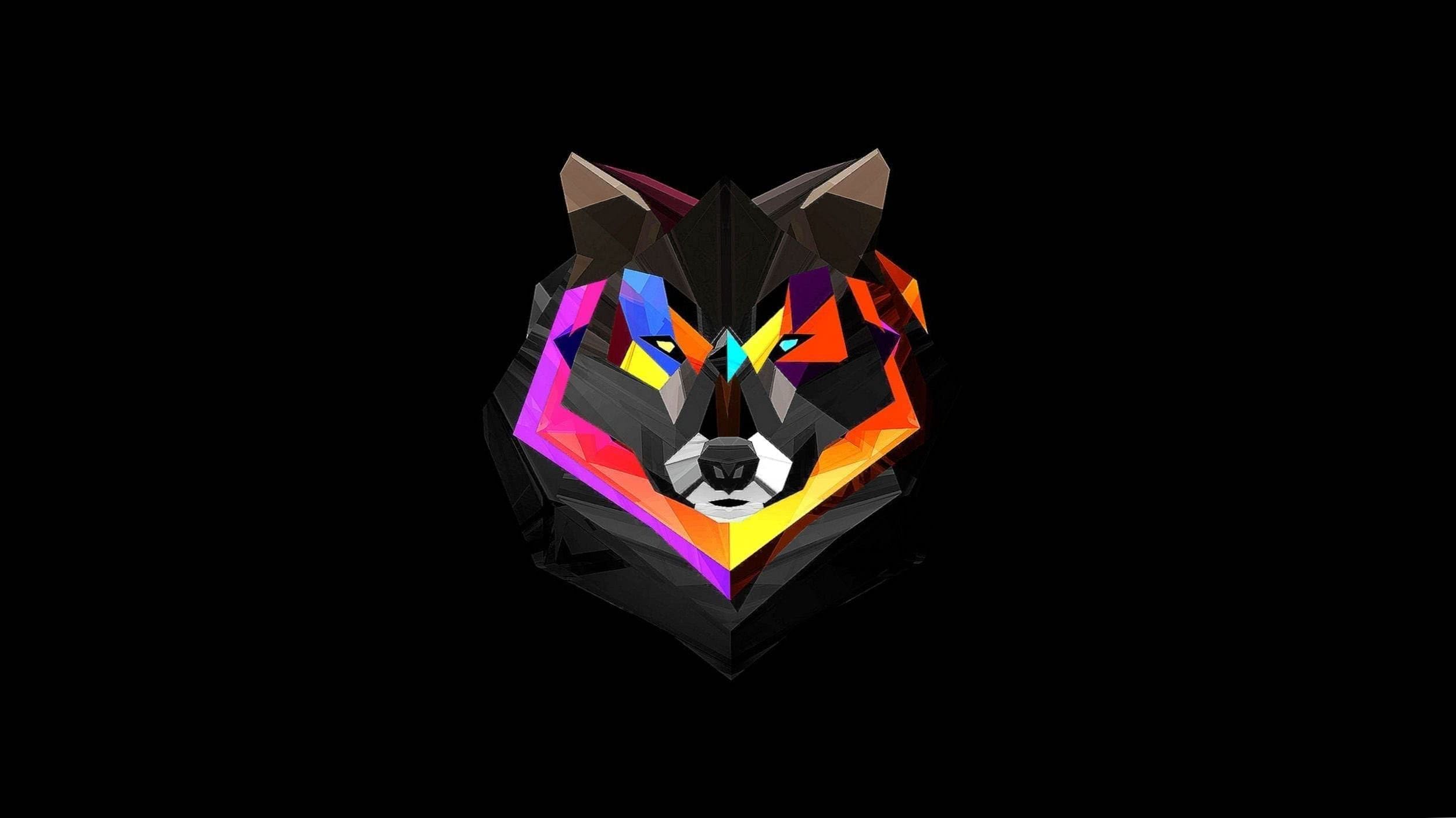 2505x1409 Geometric Wolf Wallpaper Wallpaper.pro