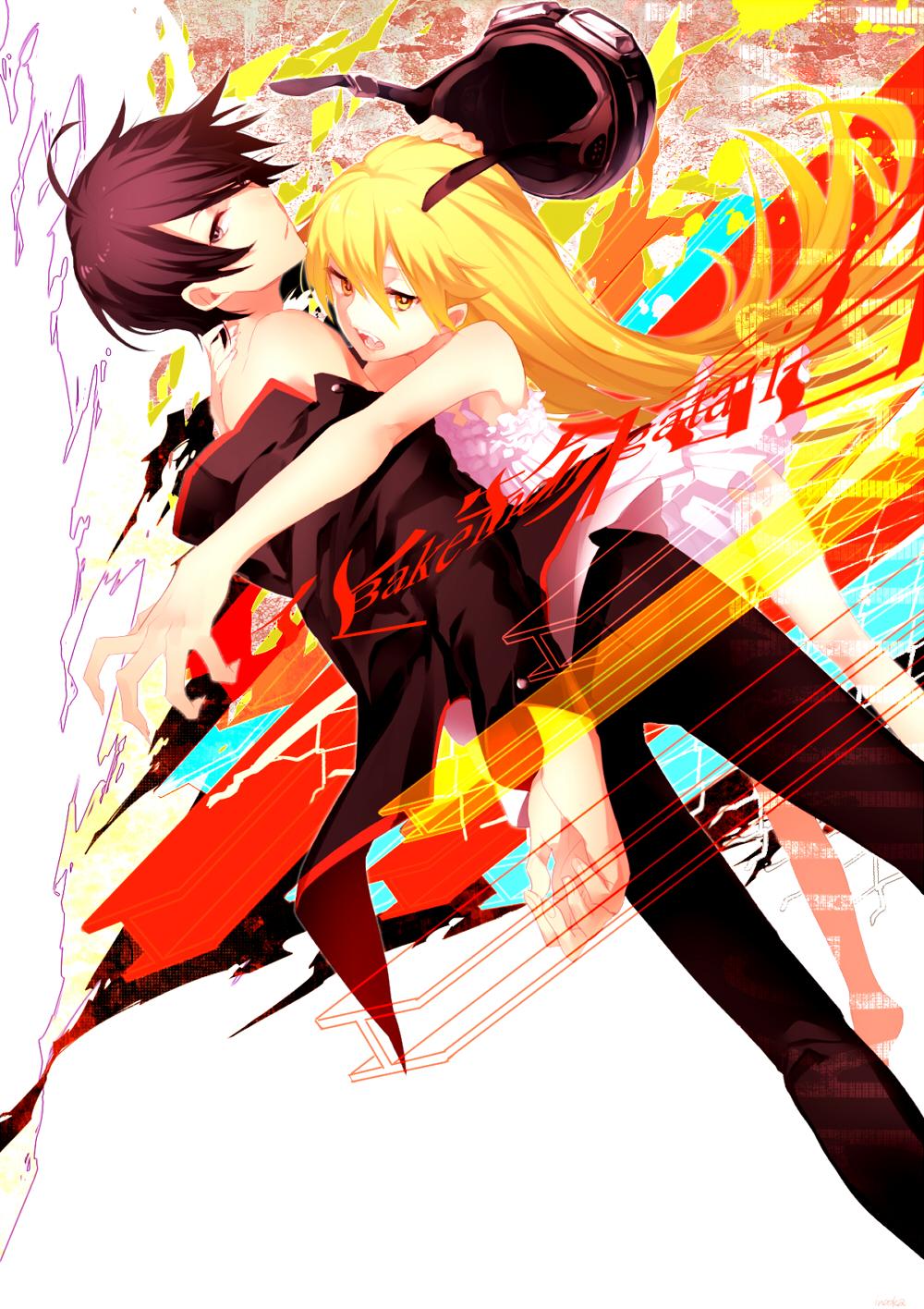 1000x1416 Monogatari Phone Wallpaper