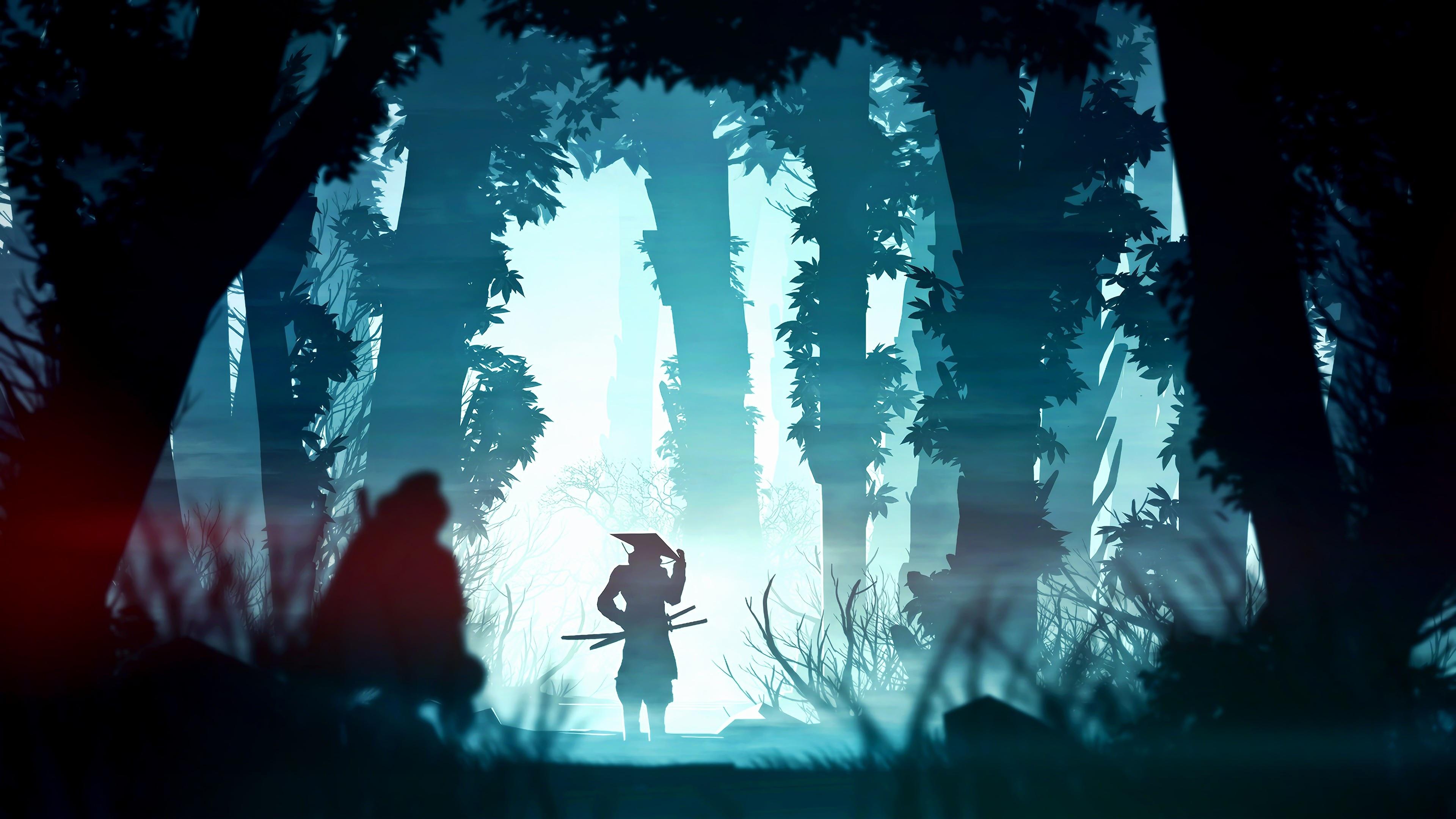 3840x2160 Wallpaper 4k Samurai Digital Art 4k Wallpaper