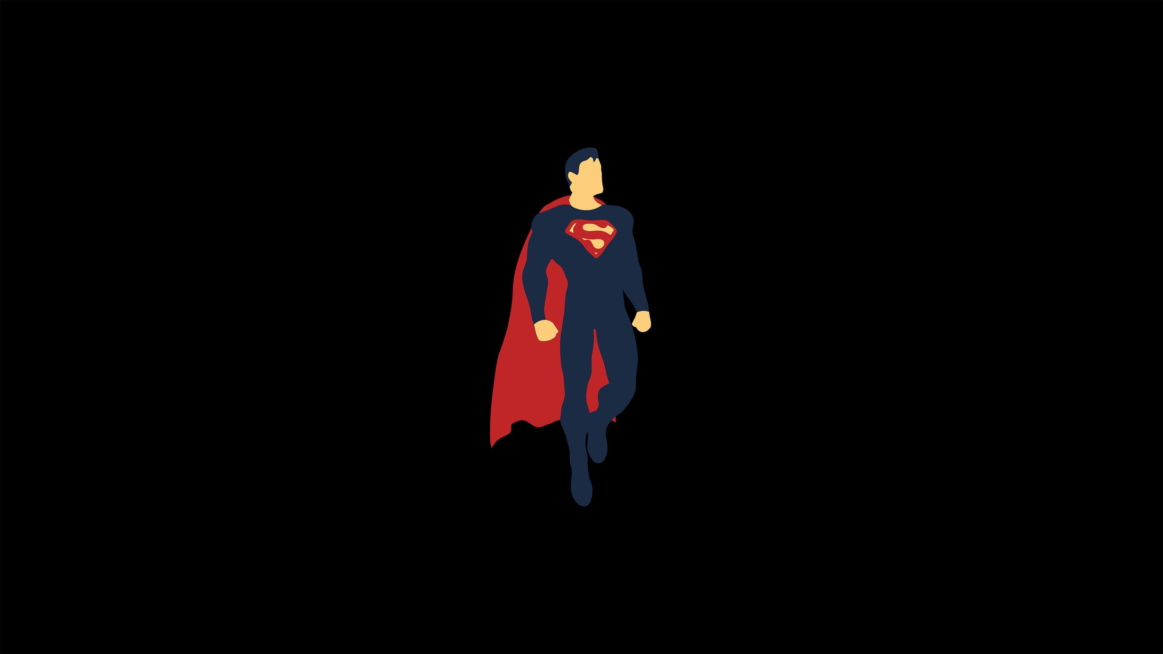 3840x2160 Superman Minimalist Wallpaper