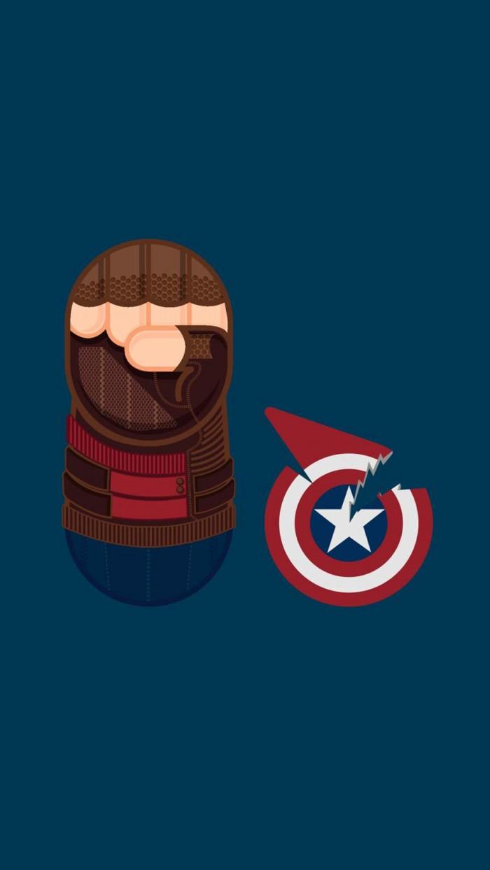 700x1244 Captain America Marvel IPhone Wallpaper