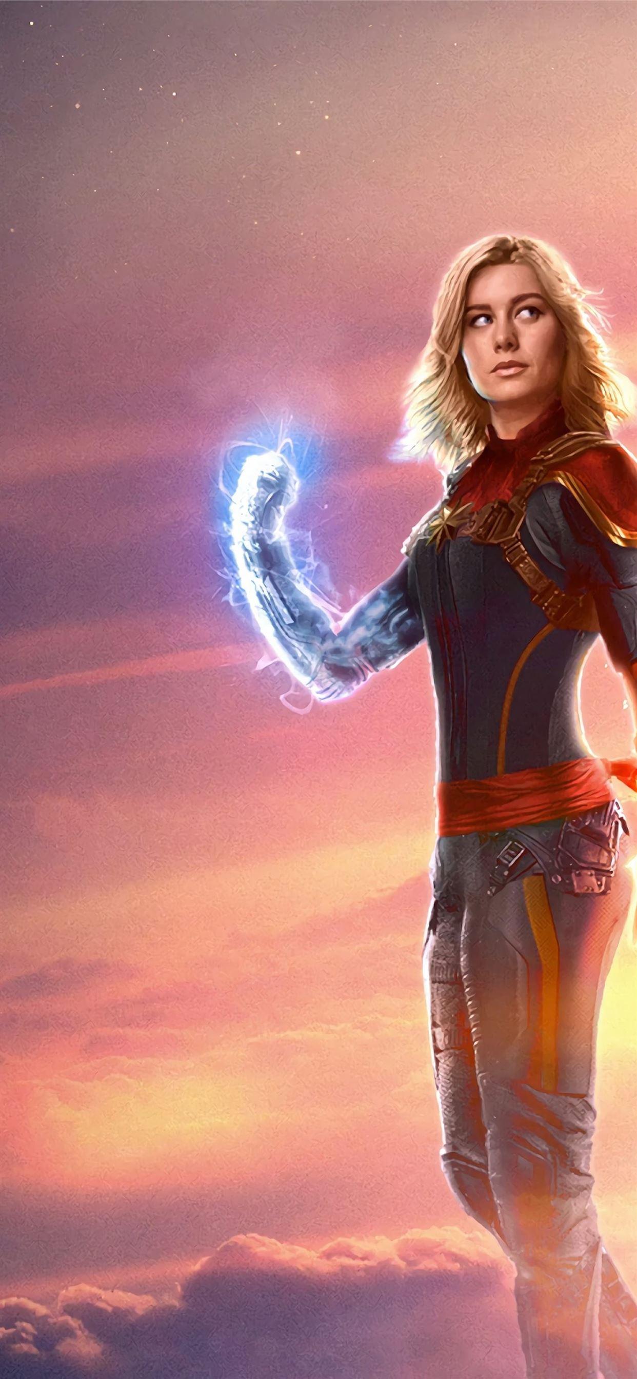 1242x2688 Captain Marvel Movie Brie Larson 4K iPhone Wallpaper Free Download