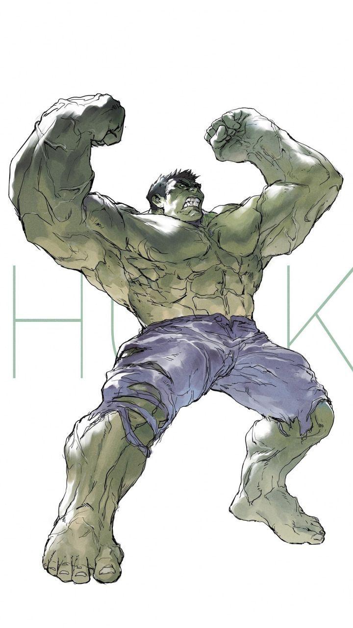 720x1280 Hulk, artwork, avengers: infinity war, simple, 720x1280 wallpaper