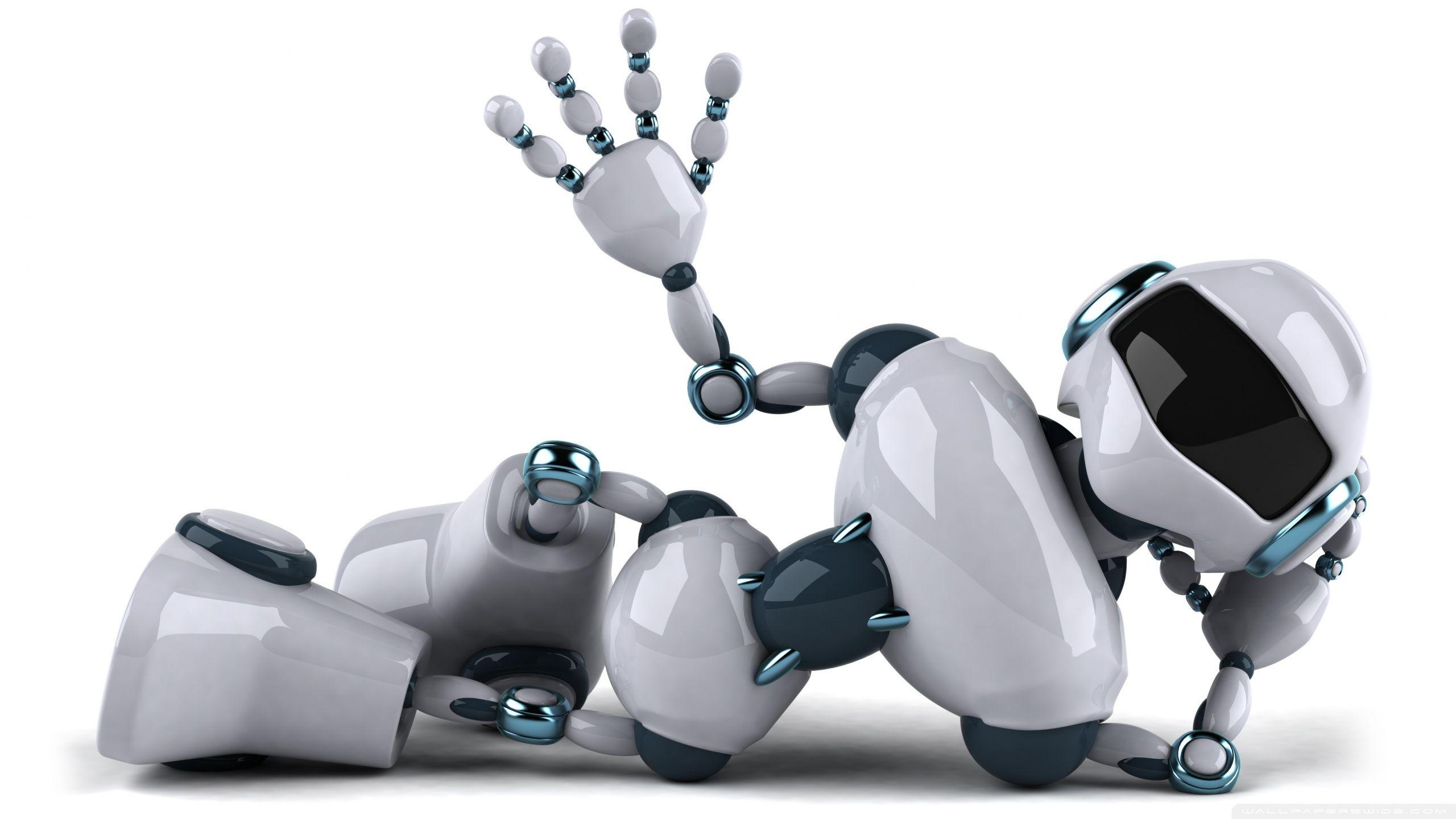 2560x1440 Future Robot Wallpaper
