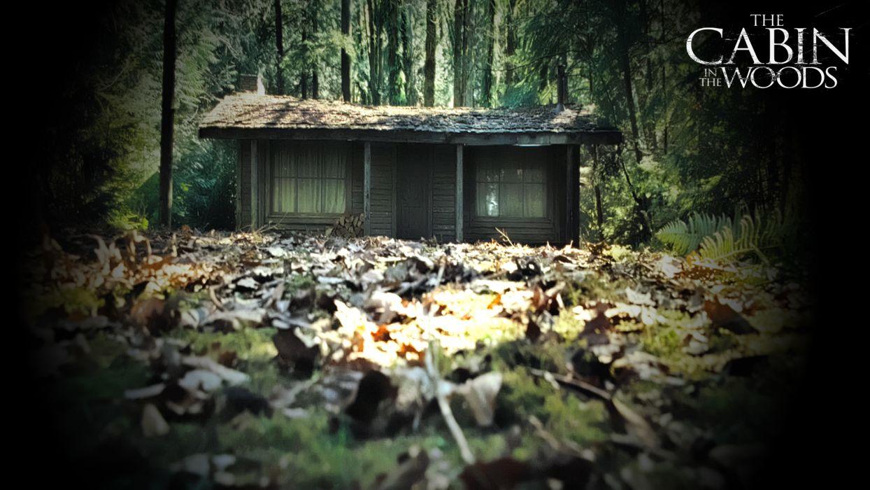 1244x700 THE CABIN IN THE WOODS Dark Horror Cabin Woods Poster Hc Wallpaperx1080