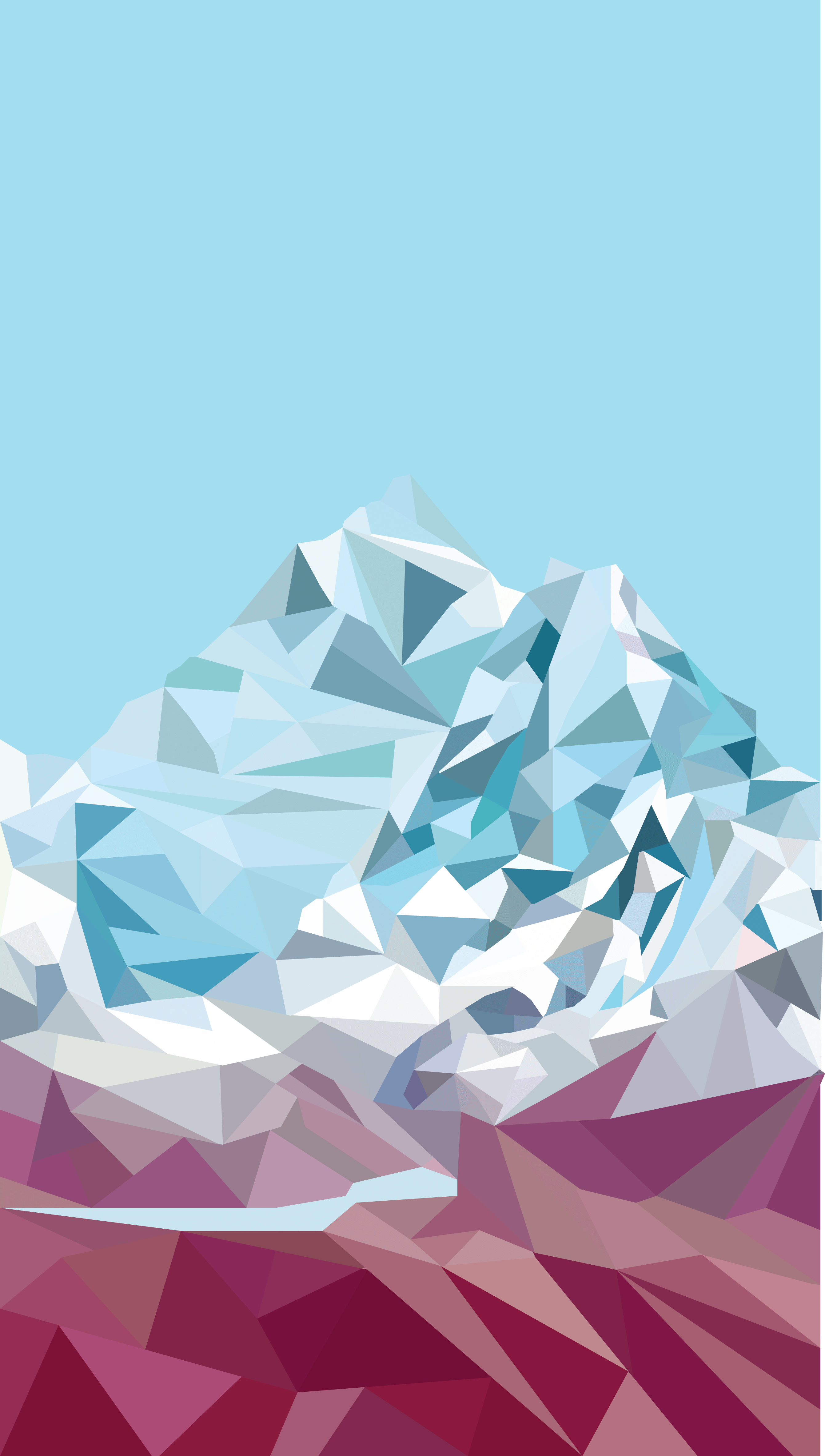 2682x4733 I made a low poly image of a popular wallpaper on here. I hope you guys like it