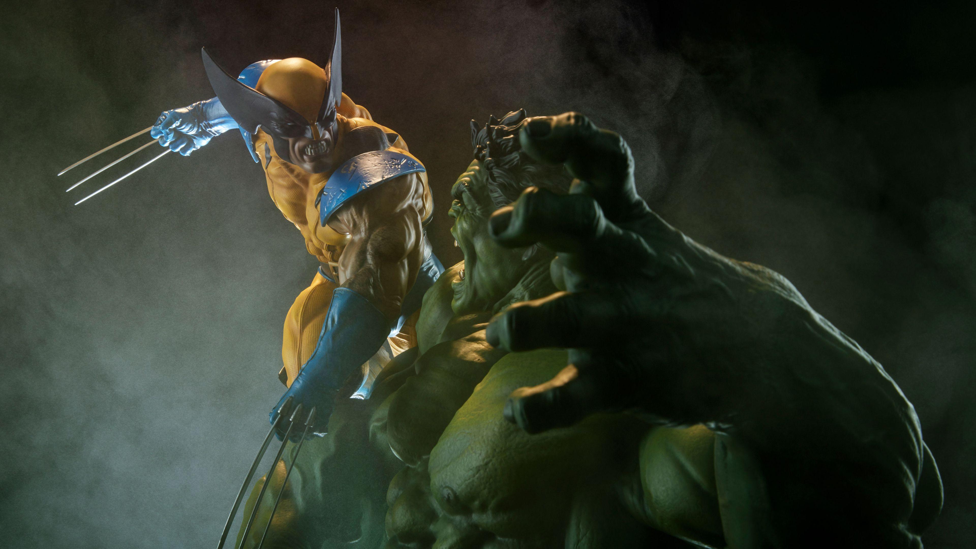 3840x2160 Wallpaper 4k Wolverine And Hulk 4k Wallpaper, 5k Wallpaper, HD