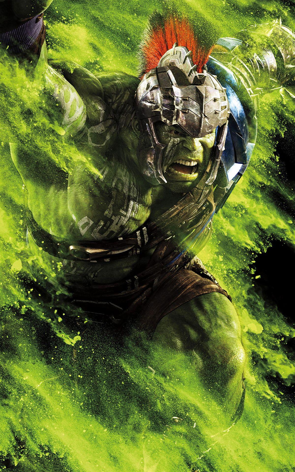 1200x1920 Wallpaper Thor: Ragnarok Hulk hero Warriors Screaming 1200x1920