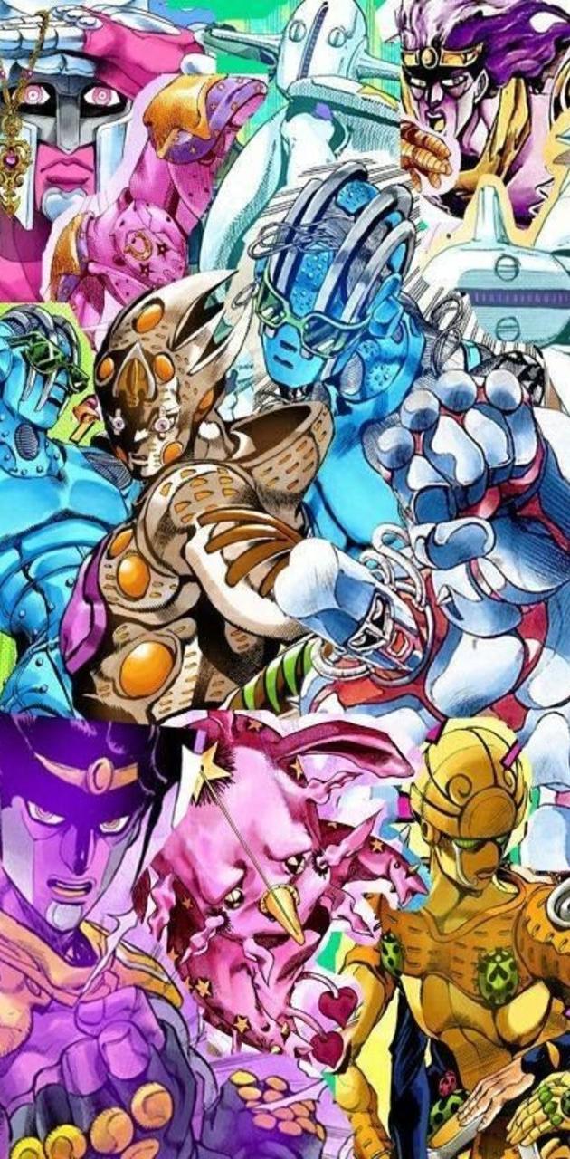 630x1280 All Jojo Stands wallpaper