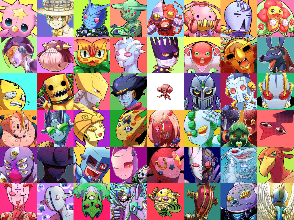 1024x768 Stands. JoJo's Bizarre Adventure. Jojo bizarre, Jojo's bizarre adventure anime, Jojo's bizarre adventure