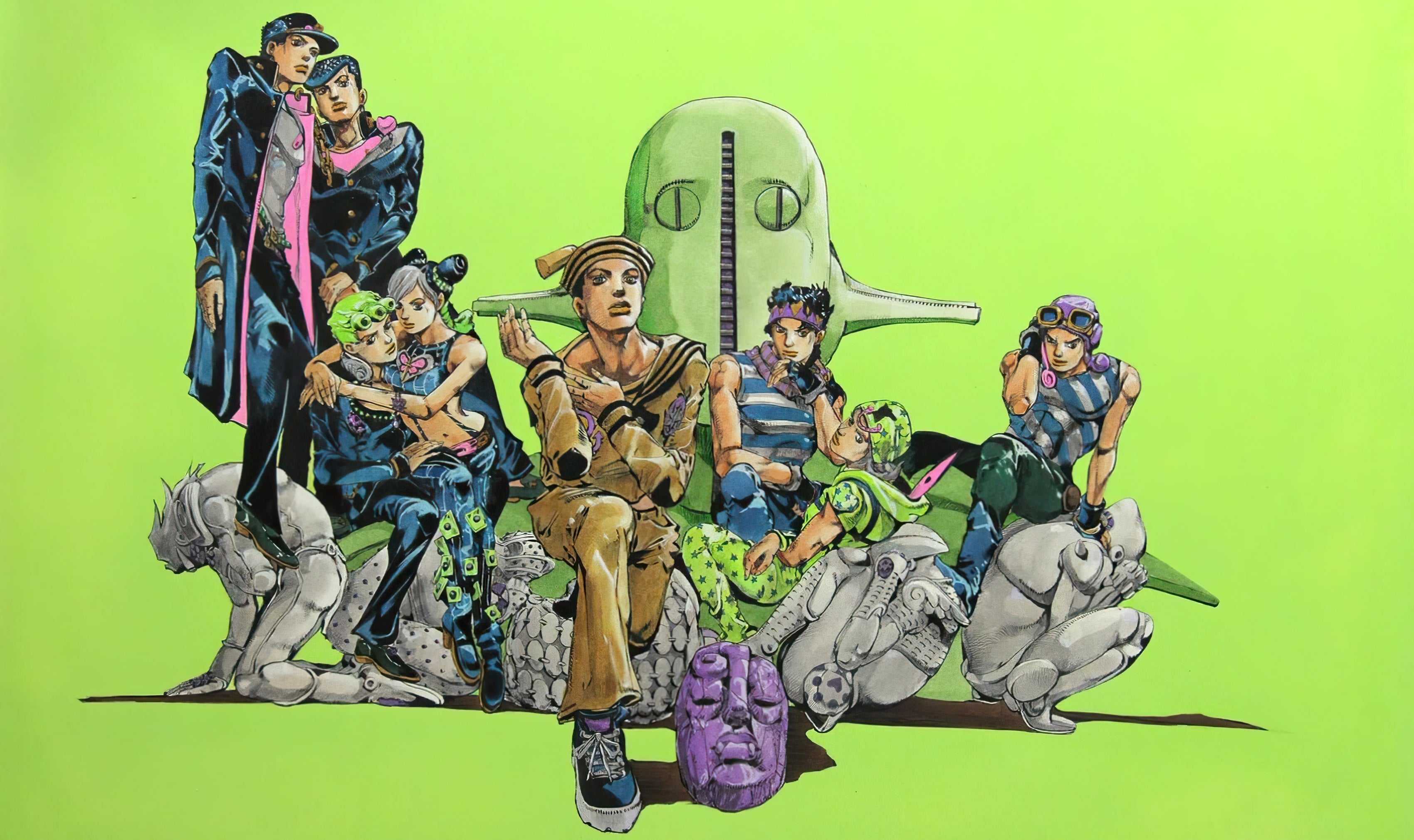 3400x2020 JJBA Wallpaper
