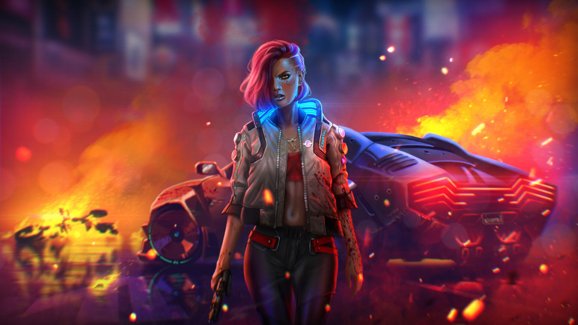 1920x1080 Cyberpunk 2077 4k New Illustration HD WALLPAPER