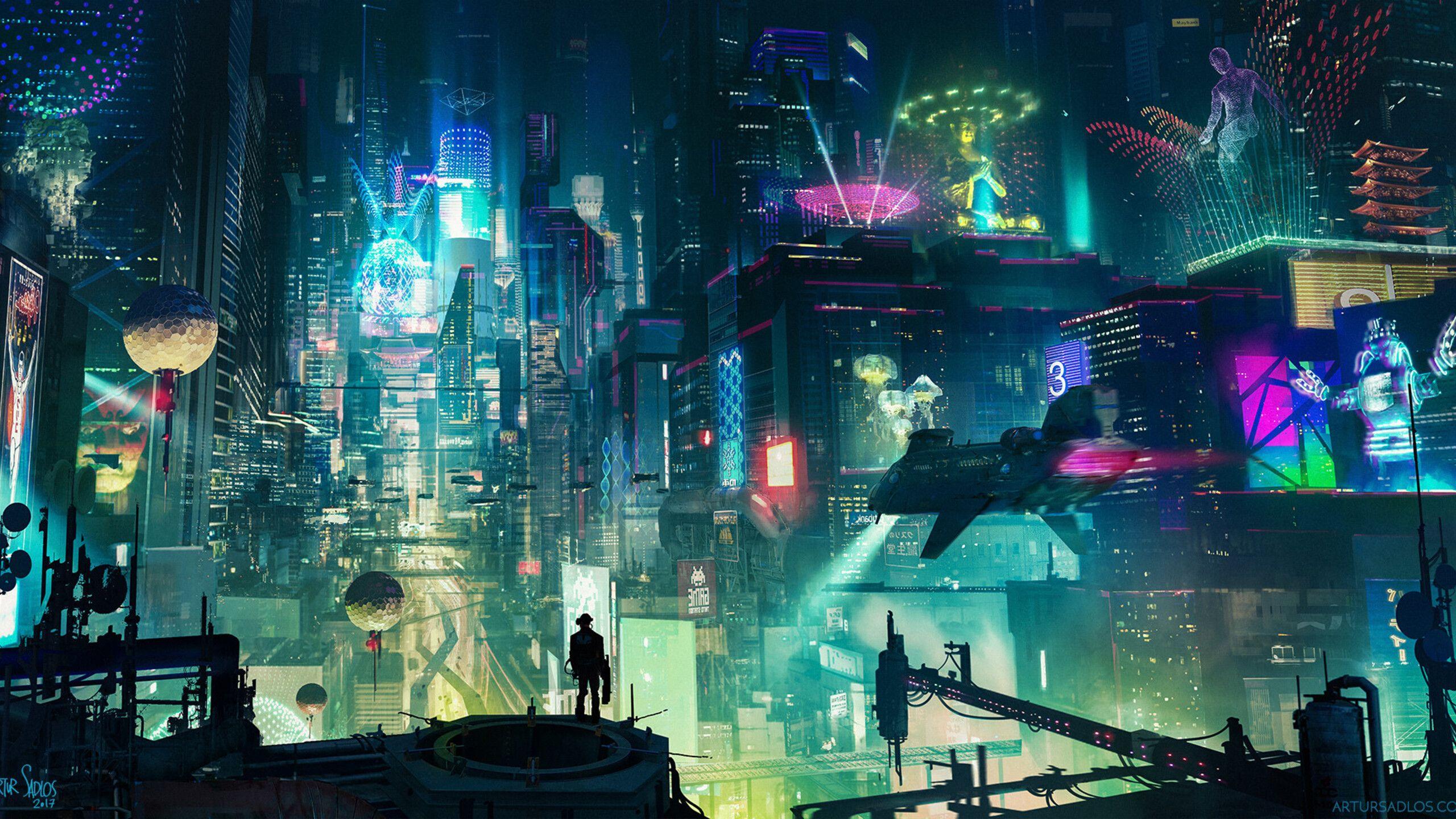 2560x1440 Cyberpunk Wallpaper