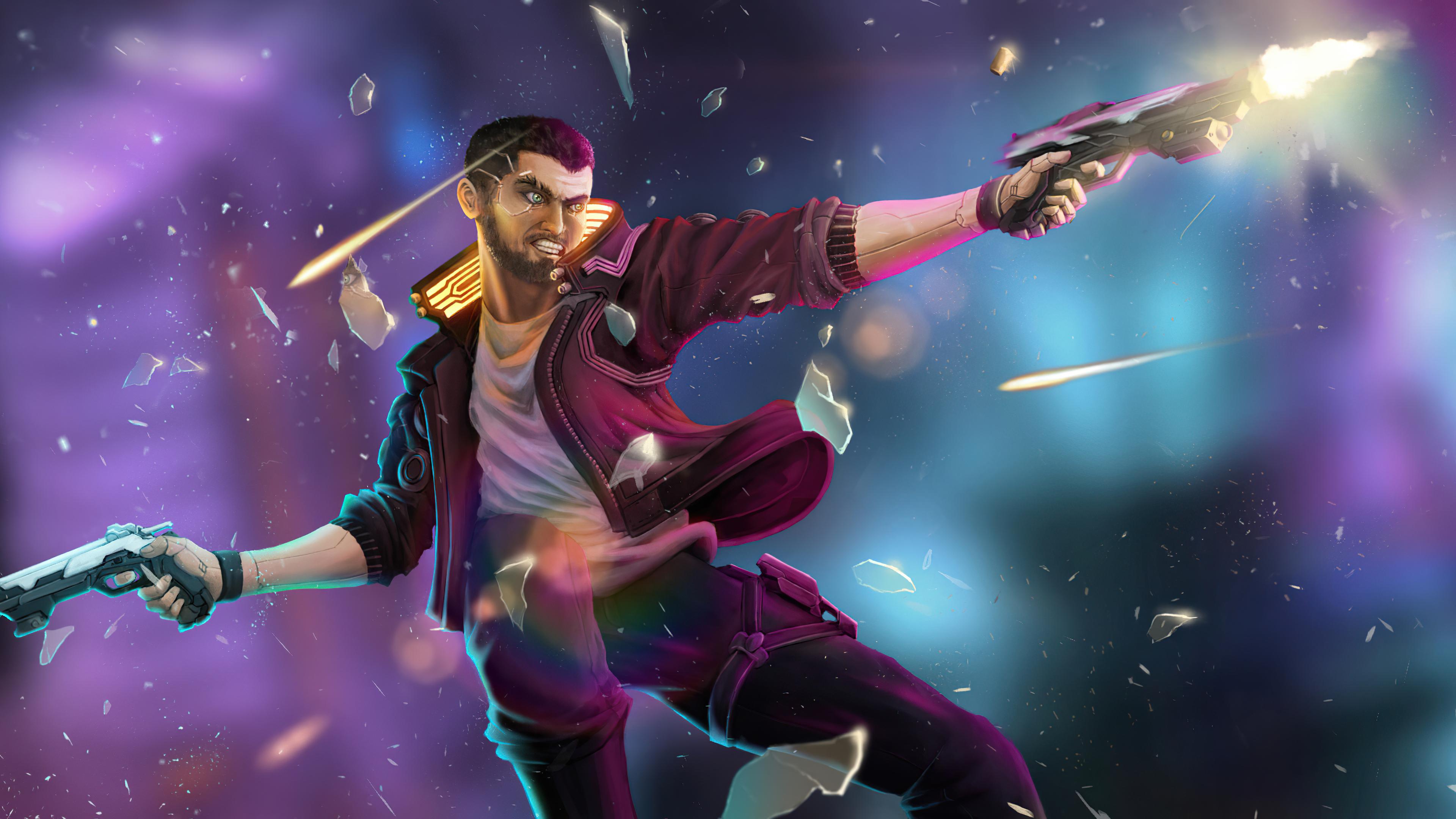 3840x2160 Wallpaper 4k Cyberpunk 2077 V Illustration 4k Wallpaper
