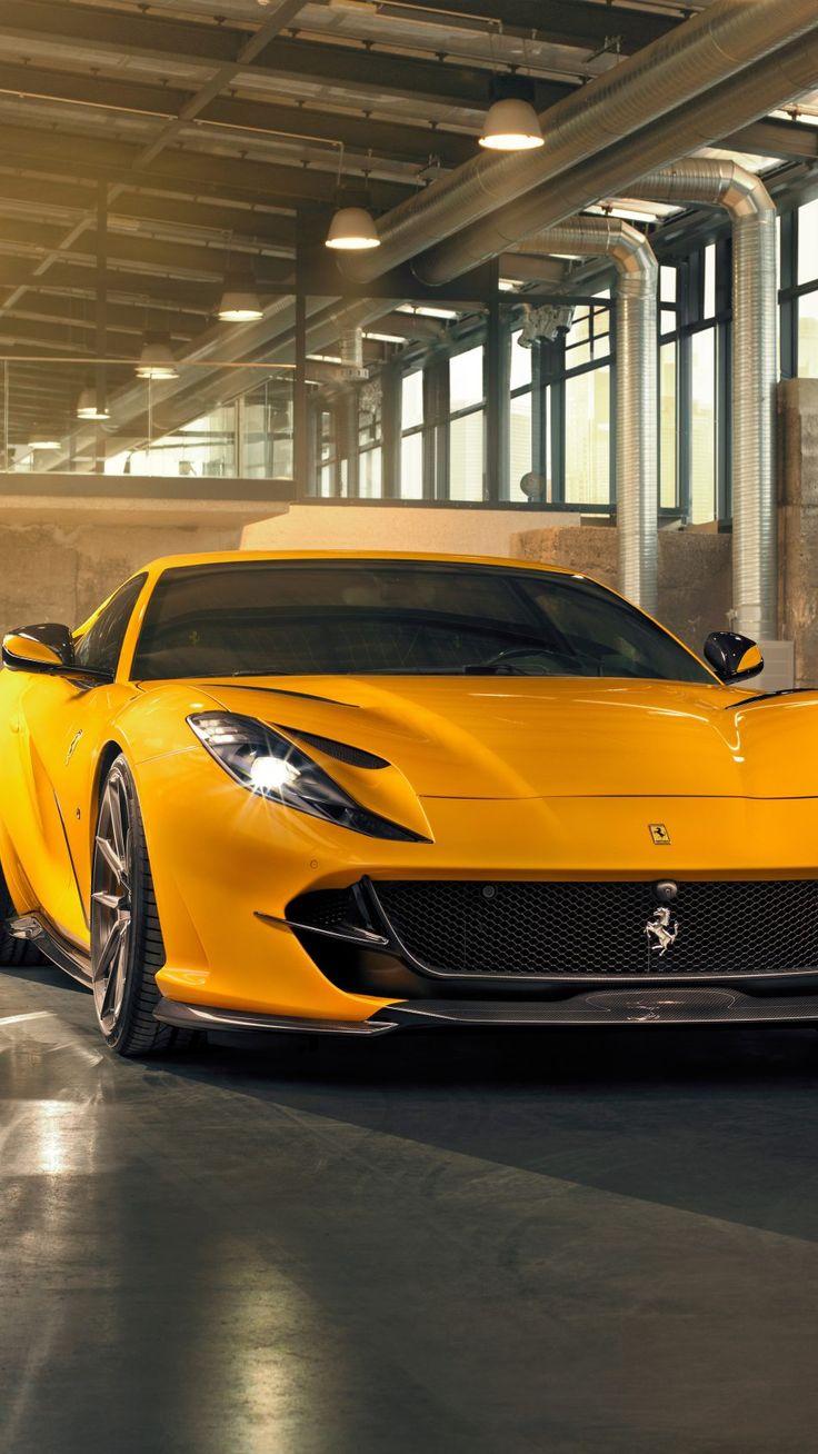 736x1308 Yellow Ferrari 812 Superfast 2019 4K Ultra HD Mobile Wallpaper. Car wallpaper, Ferrari, Beautiful cars