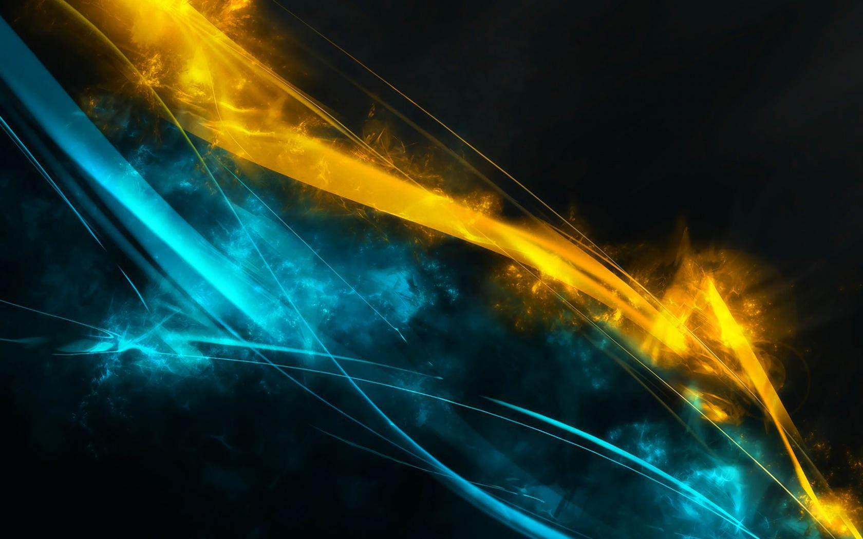 1680x1050 FREE Blue & Yellow Background in PSD
