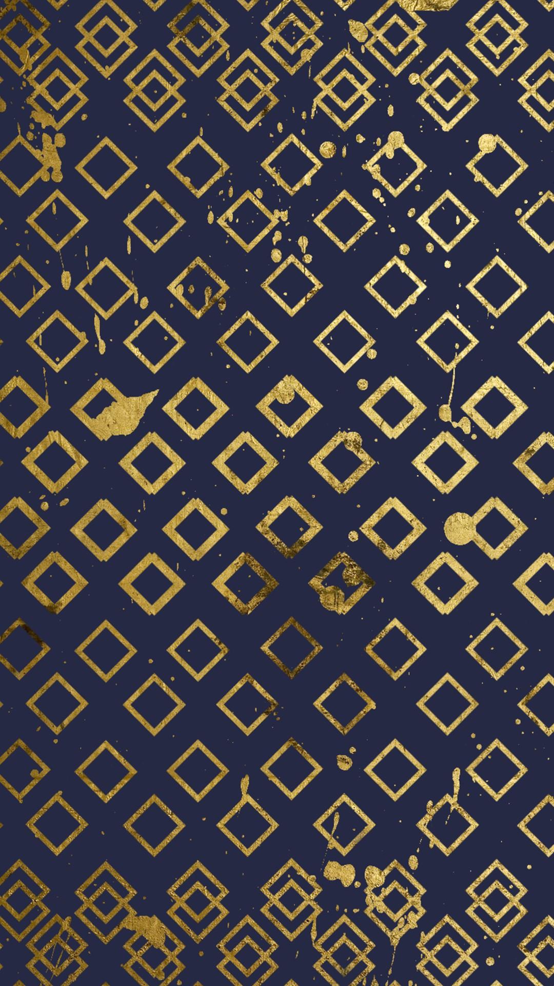 1080x1920 Navy Gold Wallpaper Blue And Gold iPhone