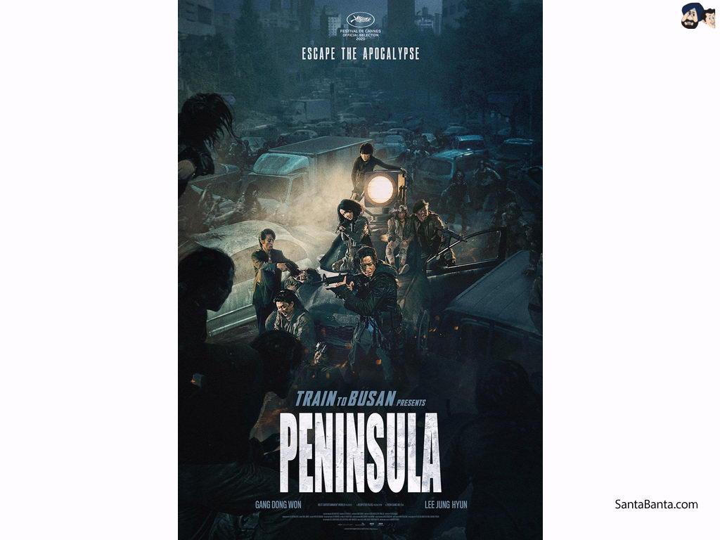 1024x768 Official Poster Of American Action Thriller Film `Peninsula` (Release 2020)