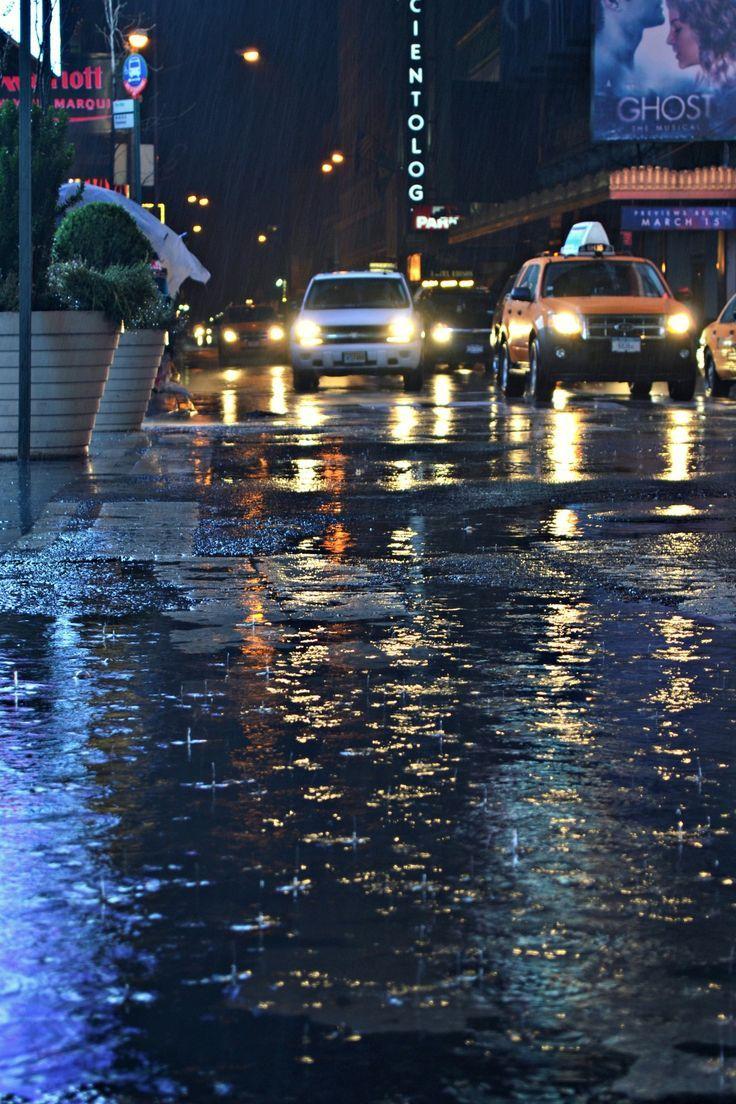 736x1104 Picture of Rainy City Night