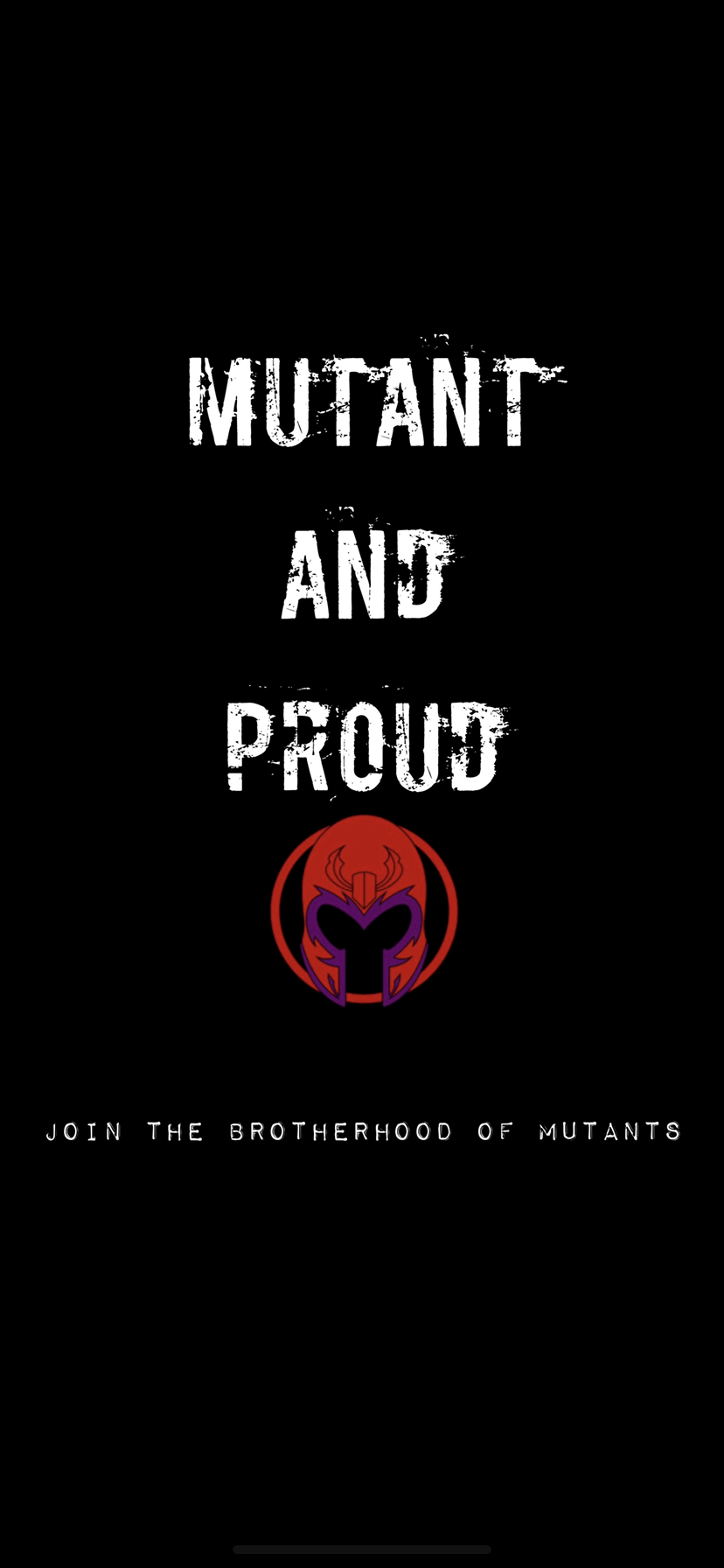 828x1792 Mutant And Proud. X Men Poster, X Men, Mutant