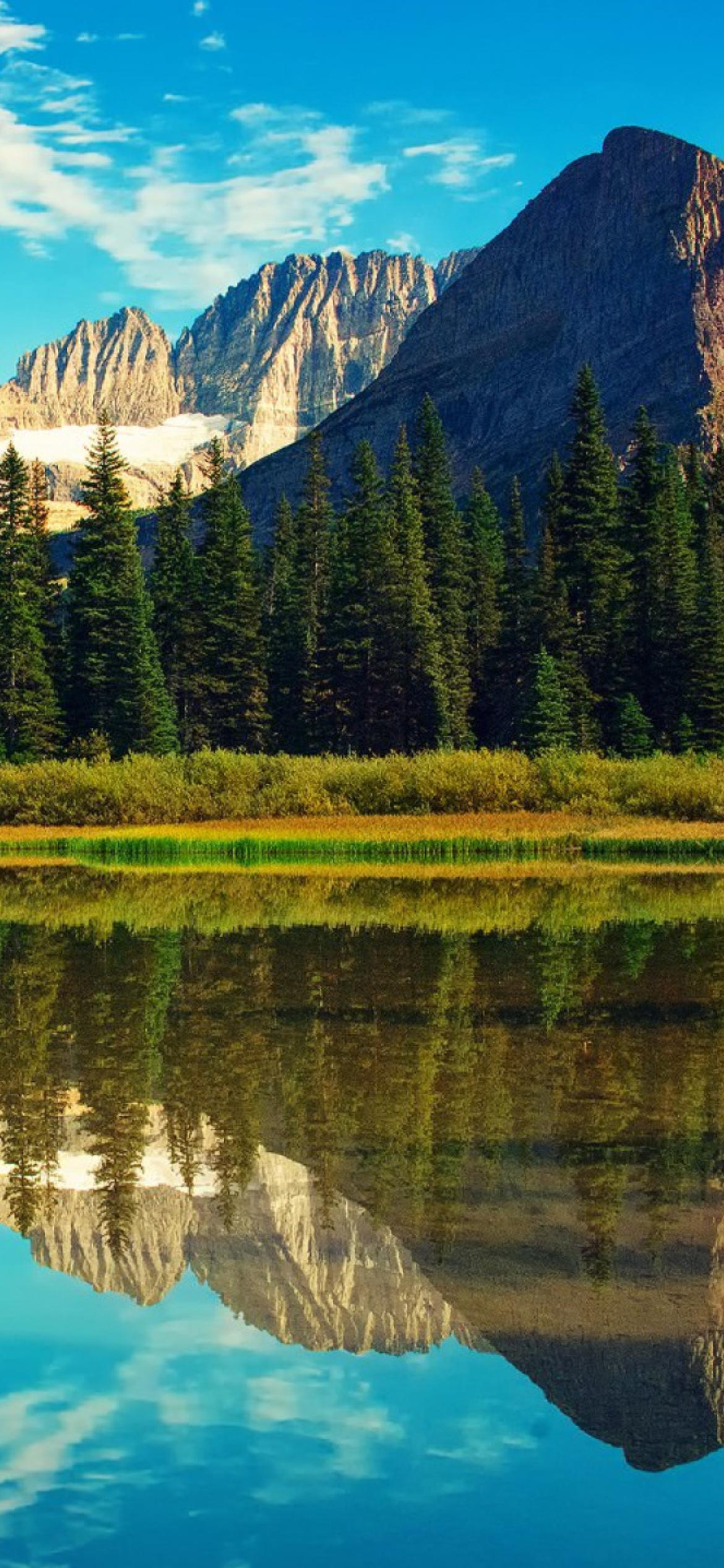 1170x2532 Glacier National Park in Montana Wallpaper for iPhone 11