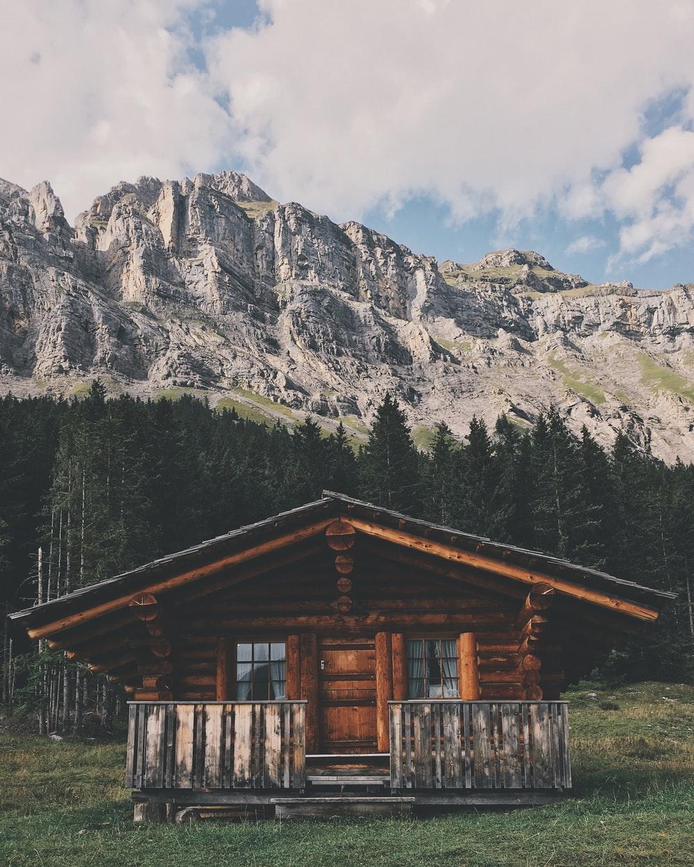 1000x1250 Mountain Cabin Picture [HD]. Download Free Image