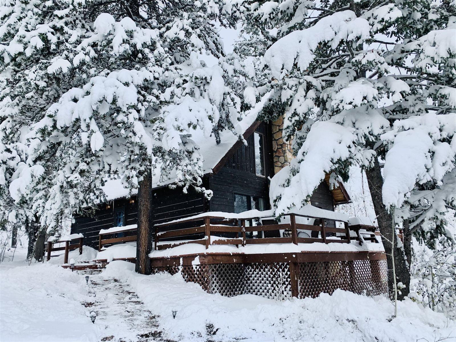 1600x1200 Into the Woods Cabin: Red Lodge Montana Bedroom Vacation Cabin for Rent