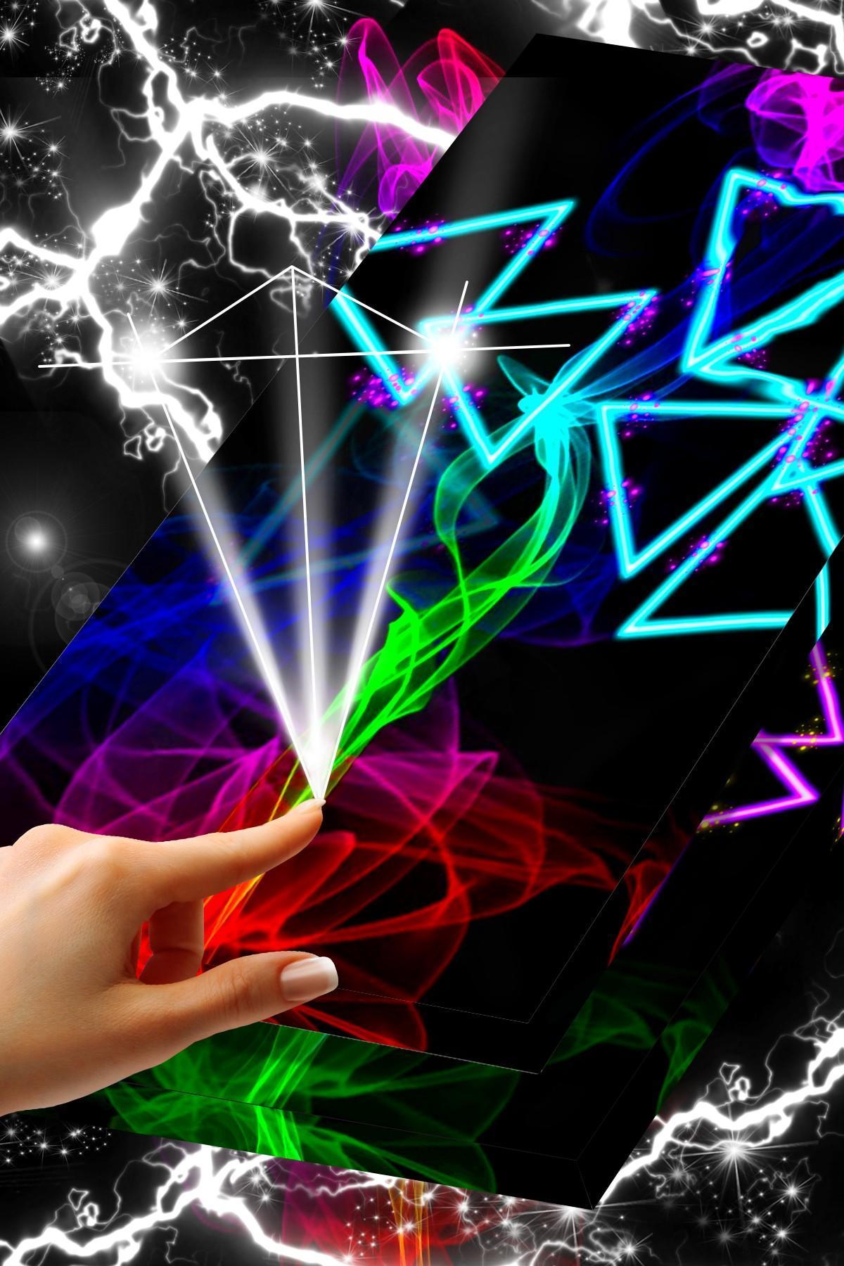 1200x1800 Neon Smoke Live Wallpaper for Android