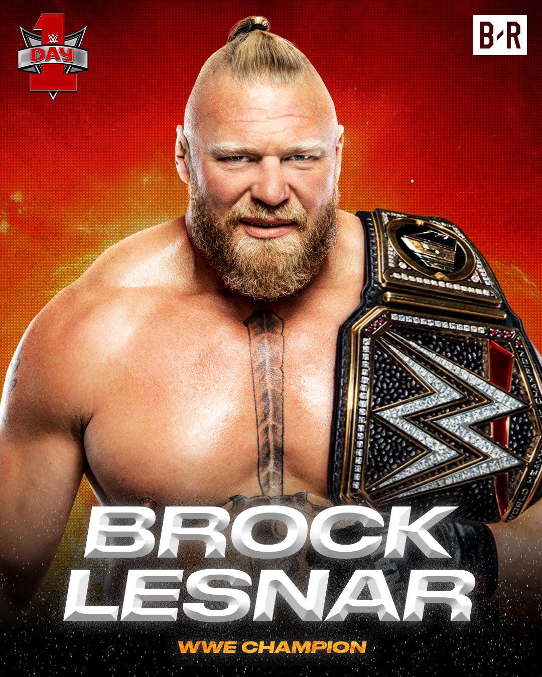 1080x1350 B R Wrestling LESNAR IS WWE CHAMPION
