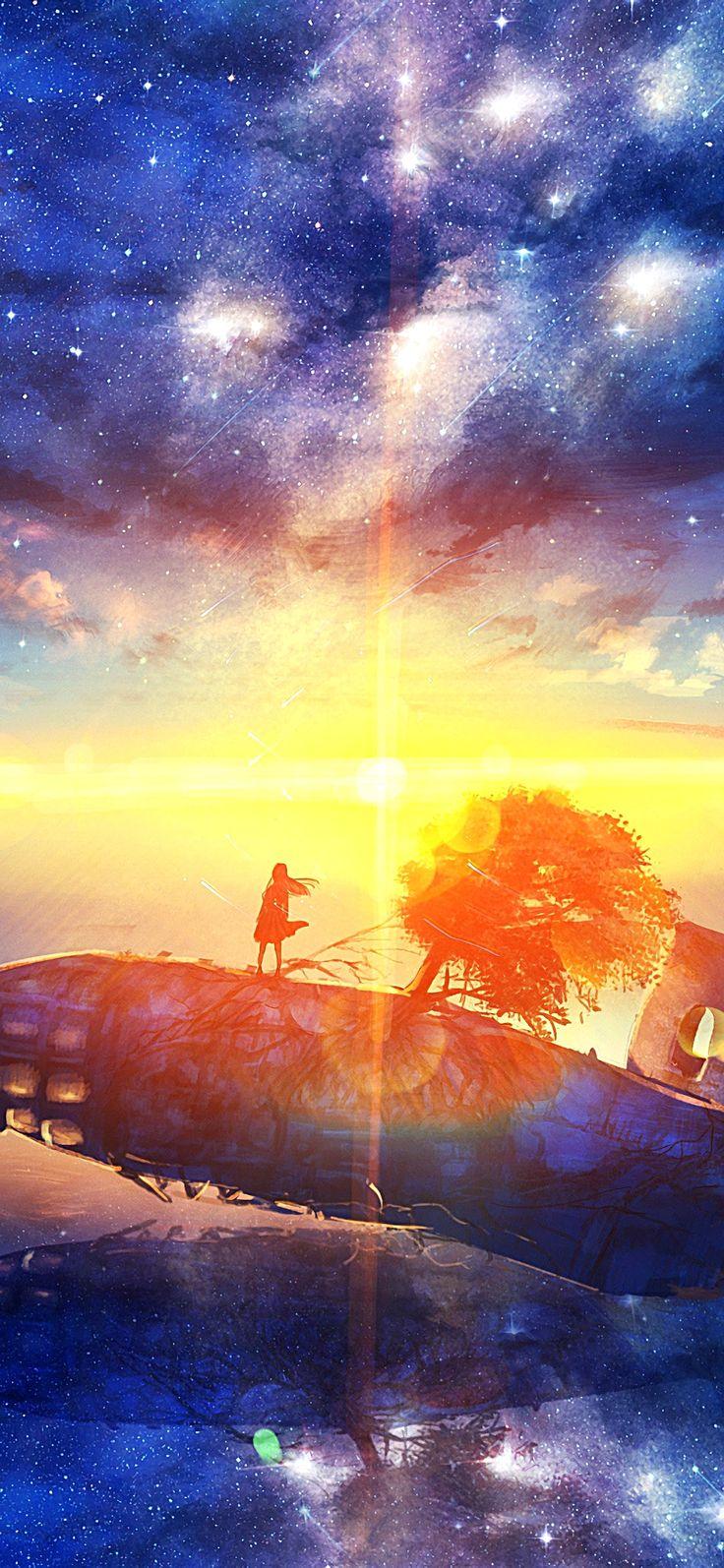 736x1594 Anime Scenery Wallpaper 4K Phone Ideas. Wallpaper pemandangan anime, Latar belakang anime, Wallpaper anime