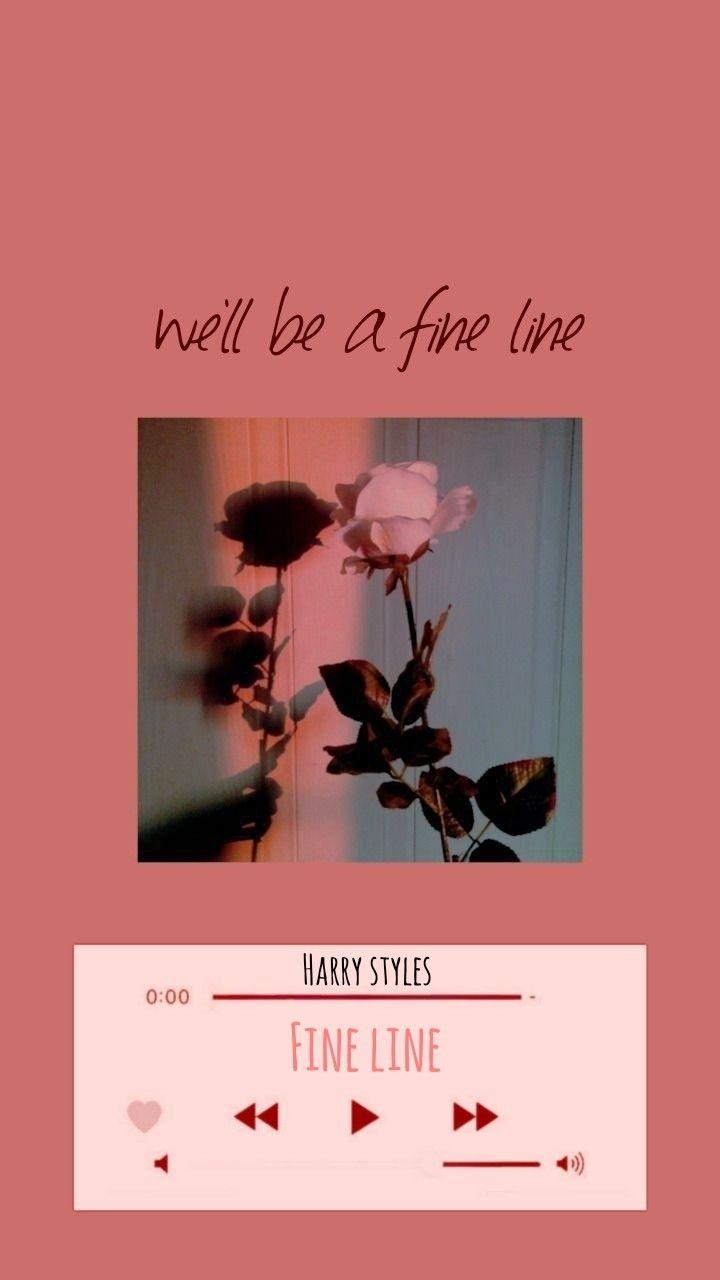 720x1280 ♡FINE LINE//HARRY STYLES♡•. Harry styles wallpaper iphone, Style lyrics, Harry styles wallpaper