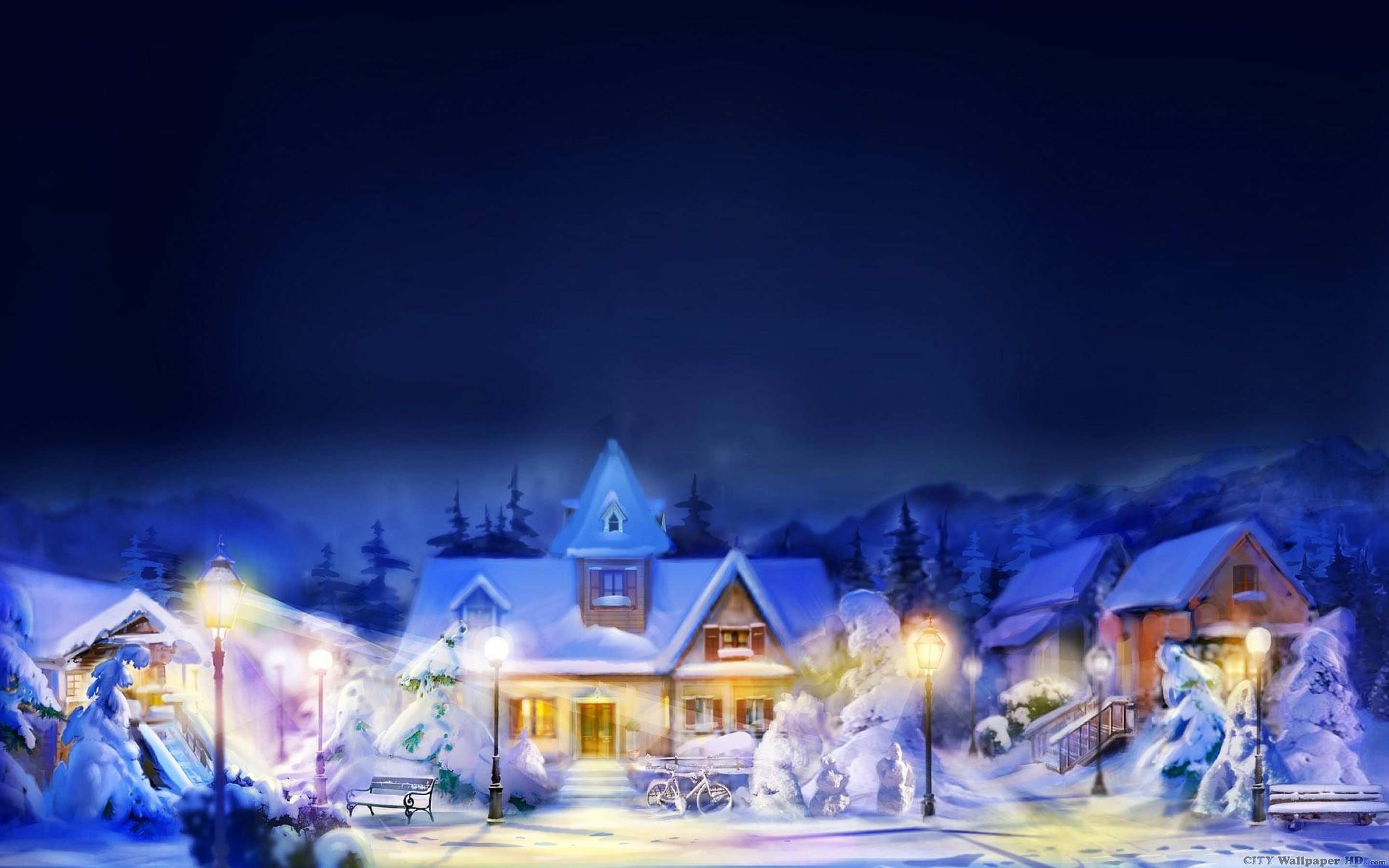 Christmas City Wallpapers - Top Free Christmas City Backgrounds ...