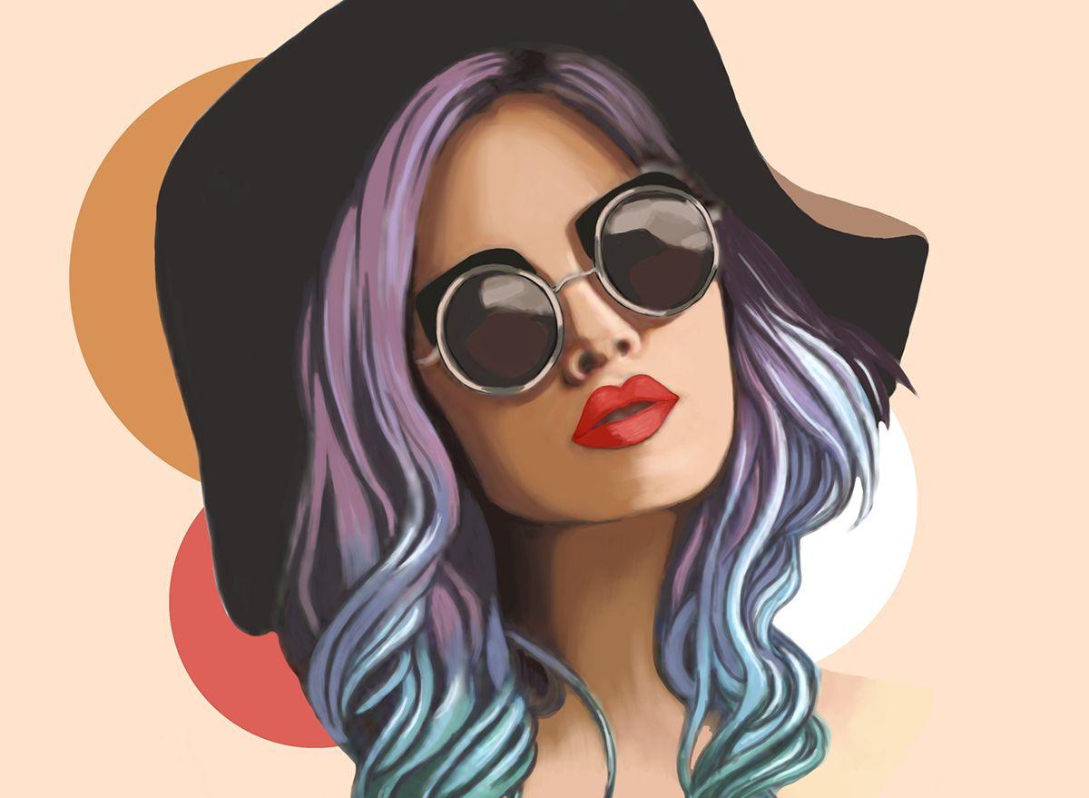 1200x879 Get Your Vector On: Top Sites For Free Vector Art. Pop art girl, Digital art girl, Vector art